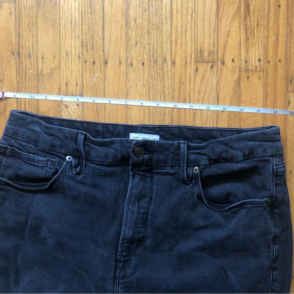 Good American Good Classic slim straight 32 28L distressed - Picture 3 of 4